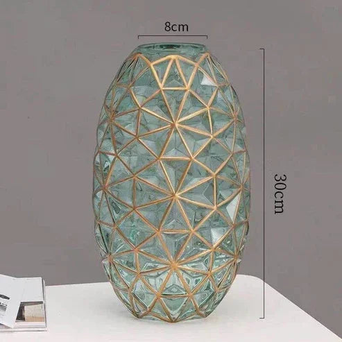 Vaso Geométrico de Luxo Carpetino