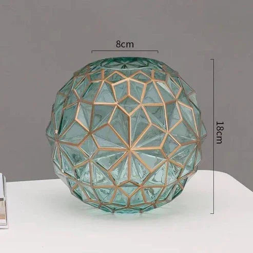 Vaso Geométrico de Luxo Carpetino